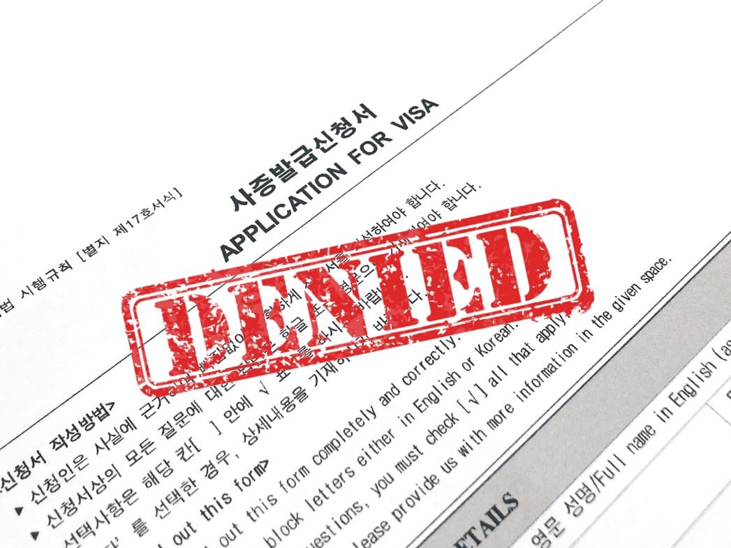Common Reasons of Visa Refusal of Korea
